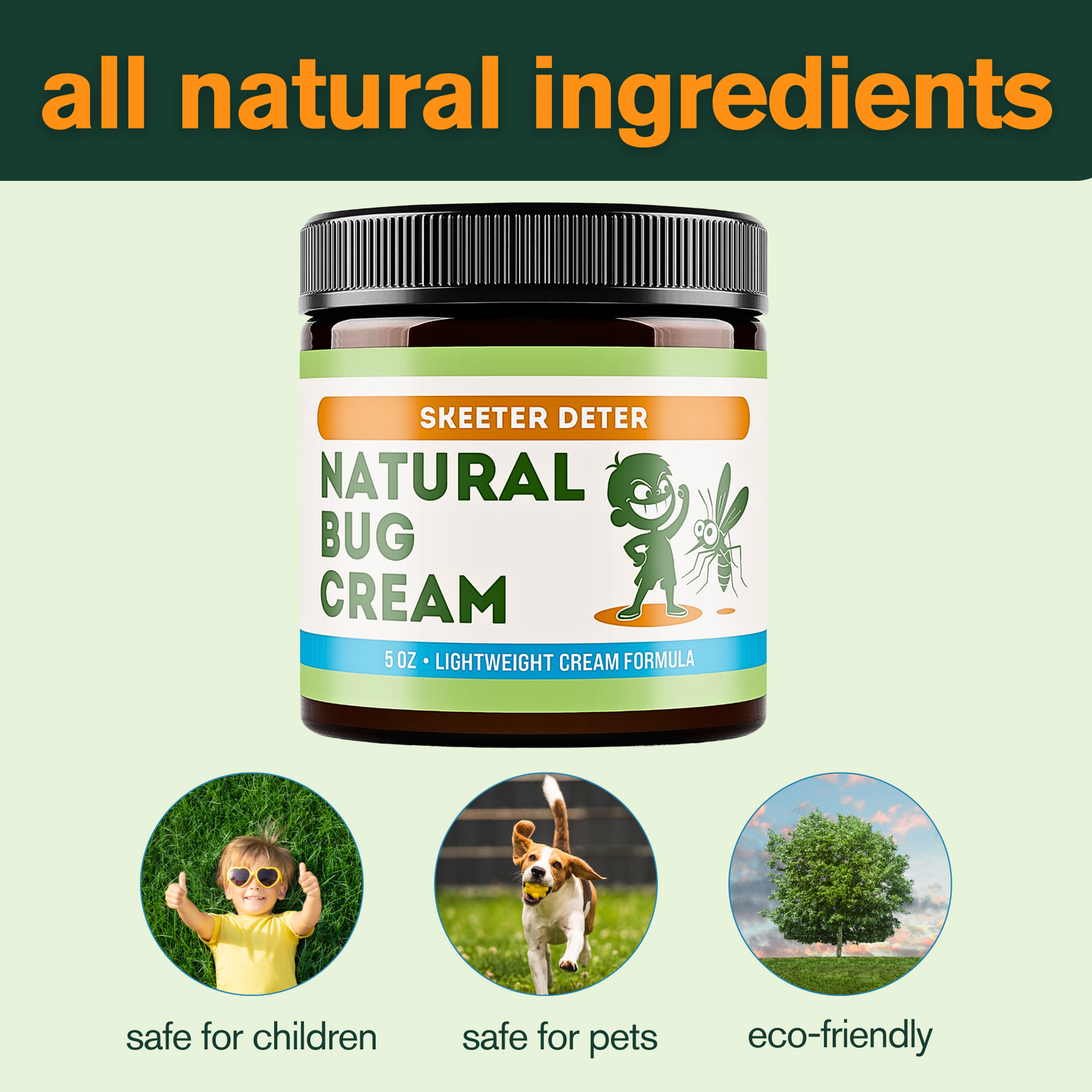 Natürliche Insektencreme