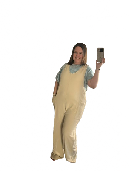 Mineral-Washed Lounge Jumpsuit