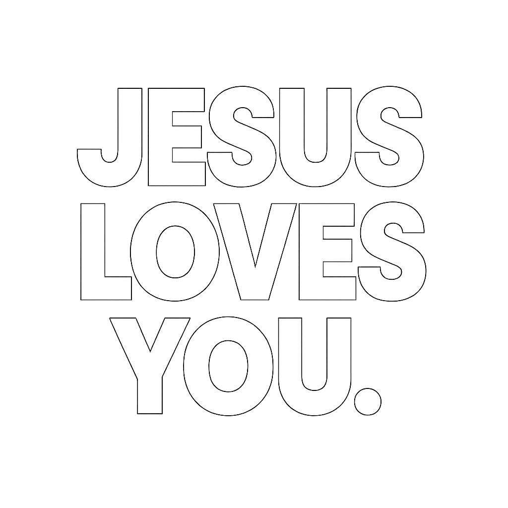 Jesús Te Ama - Camiseta Personalizada