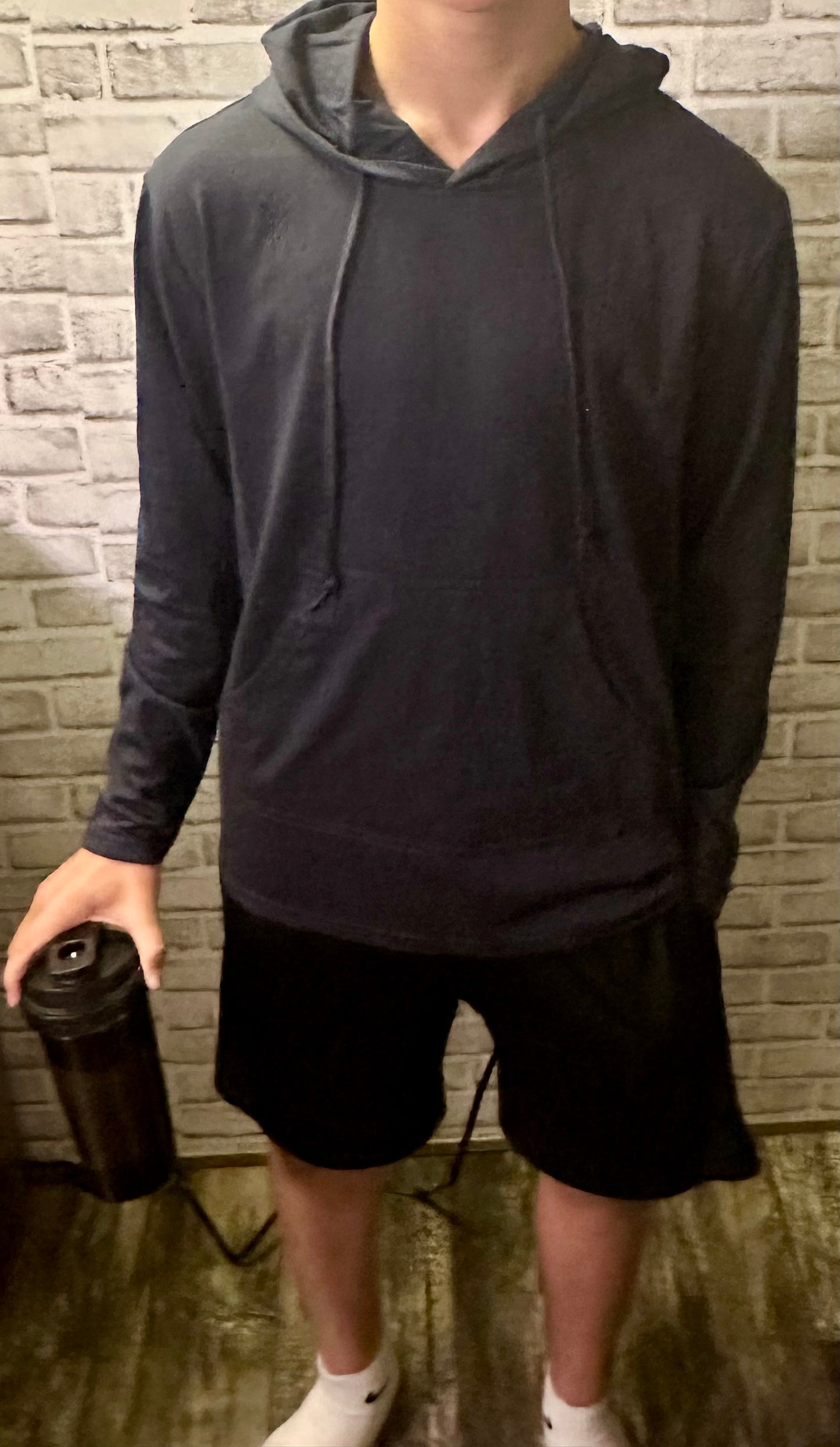 Men's Lightweight Casual Pullover Drawstring Hoodie W Pocket