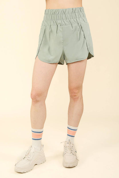 Pantalones cortos deportivos con cintura elástica