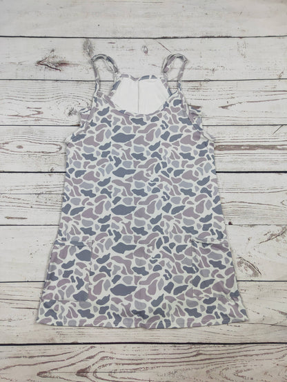 Preorder Women Gray Camouflage Printed Dresses