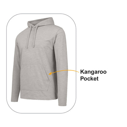 Men's Lightweight Casual Pullover Drawstring Hoodie W Pocket