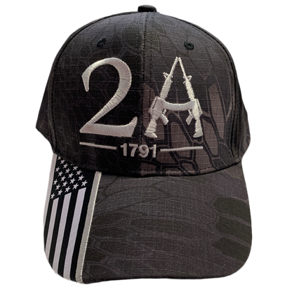 Camo Second Amendment Hat