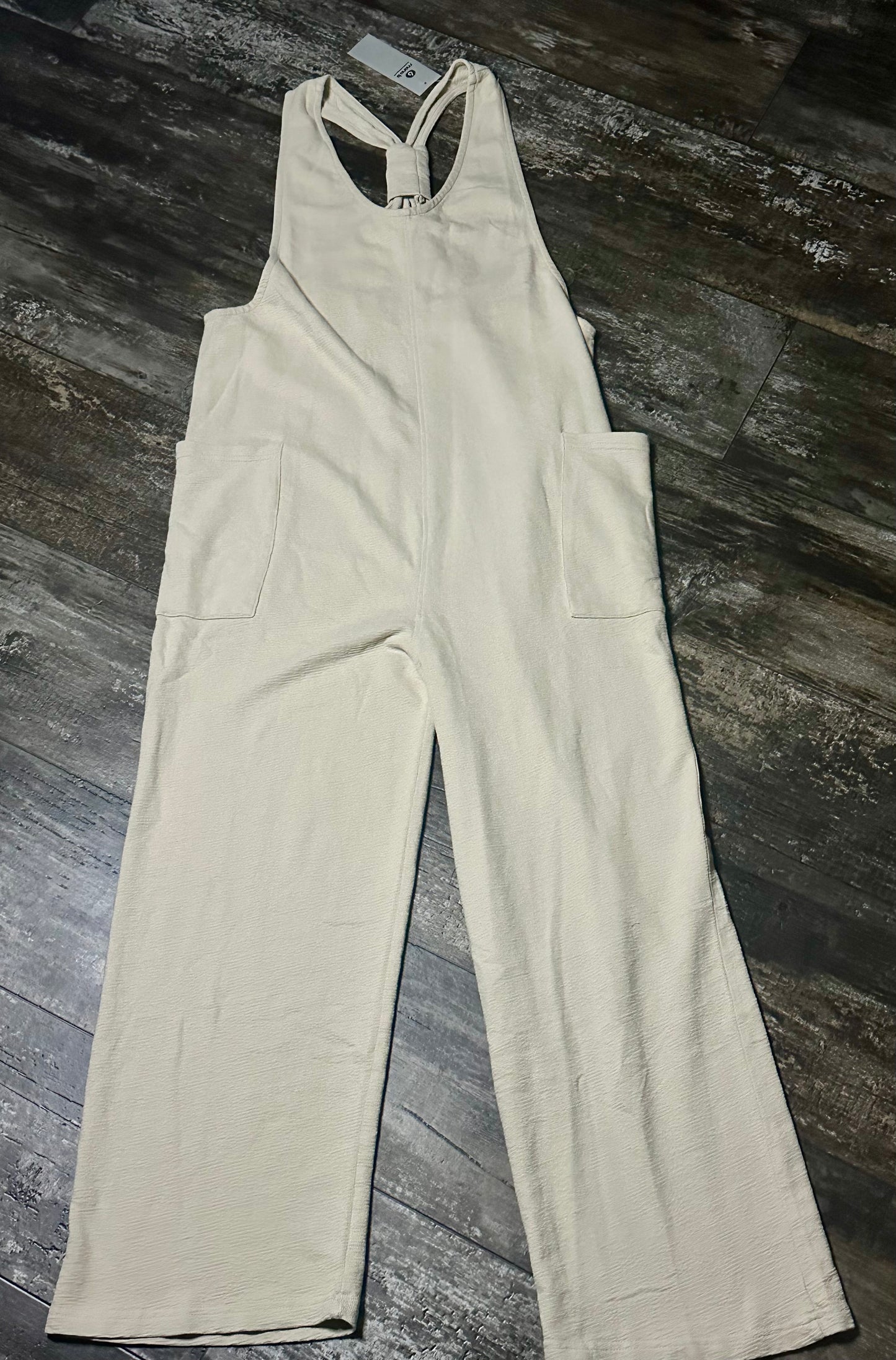 Mineral-Washed Lounge Jumpsuit