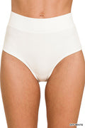 BRUSHED DTY MICROFIBER HI-WAISTED BAND UNDERWEAR